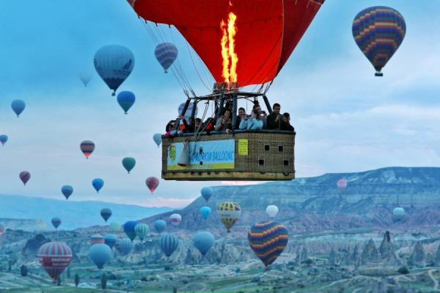 Flying Hot Air Baloon Cappadocia